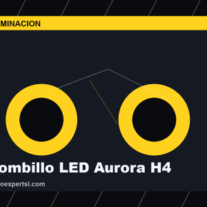 Bombillo LED Aurora H4